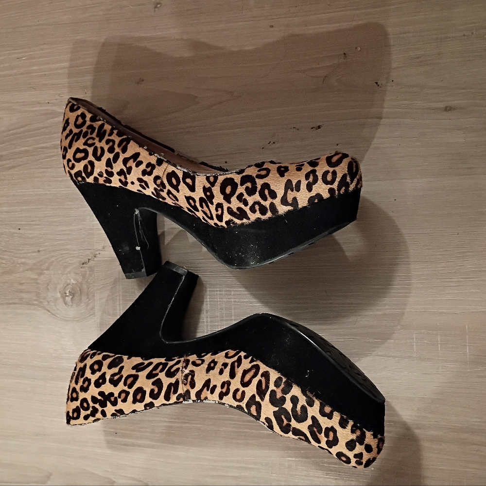 Leopard Print Women's Heels
